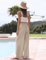 Relaxed Cotton Trousers With Pockets