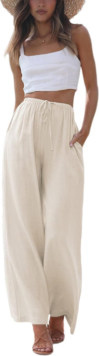 Relaxed Cotton Trousers With Pockets